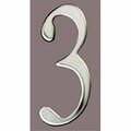 Classic Accessories Stnls Steel Address Numbers Size - 3 Number - 3-Stainless Steel VE126736